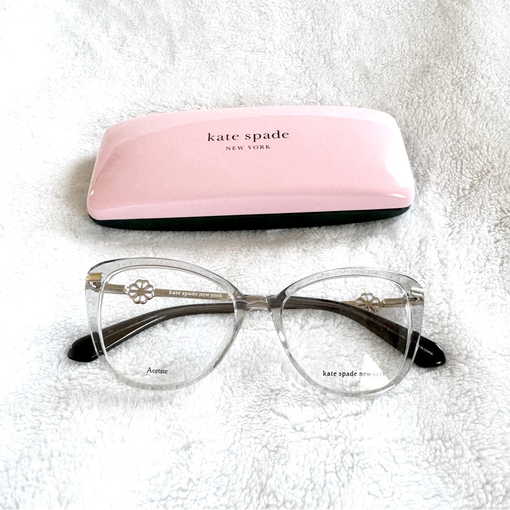 KATE SPADE Cat Eye Flavia Eyeglasses Grey